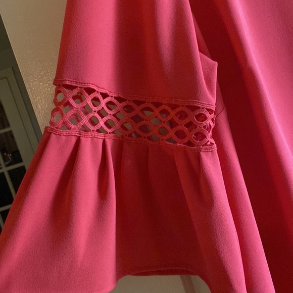 Pink  Eliza J dress with bell sleeves - Picture 3 of 3